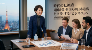 時代の転換点 ― 外国企業・外国人の日本進出を支援するビジネスへ